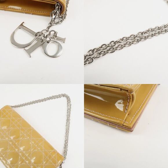💎✨STUNNING✨💎AUTHENTIC Christian Dior Chain Canage Patent Leather - Picture 6 of 13